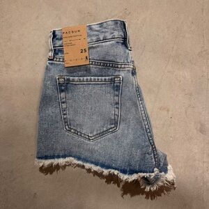 PacSun Blue HighRise Festival Shorts